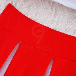 Uniforme de cheerleading de qualité de la meilleure qualité uniforme de cheerleading de couleur unie légère pour l'adulte - Product Image 5