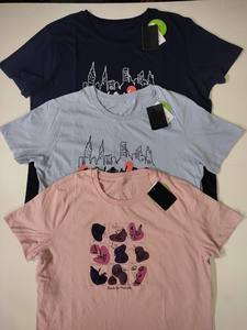 Nueva Camiseta de manga corta de algodón de verano al por mayor para mujer, ropa informal cómoda para señoritas - Product Image 4