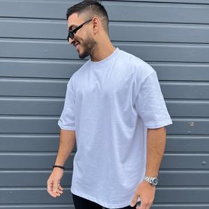 T-shirt Homme Personnalisé de Haute Qualité, Col Rond, Grande Taille, Décontracté, Uni, 100% Coton, Grammage Lourd, Luxe, Épaules Tombantes, T-shirt Vierge pour Homme - Product Image 2