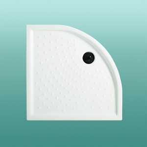 Matera H6CM White Semi-Circular 80x80 <b>Shower</b> <b>Tray</b> Stylish Basins Product - Product Image 1