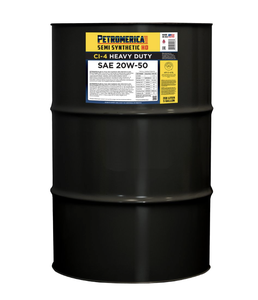 น้ำมันเครื่องดีเซลเพ็ตรอเมริกา เฮฟวี่ดิวตี้ เซมิซินธิท แอนตี้แวร์ SAE 20W-50 CI-4/SL น้ำมันหล่อลื่นยานยนต์ ขนาด 55 แกลลอน - Product Image 1