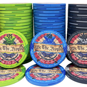Professional 10g 40mm Ceramic Poker <b>Chips</b> with Unique Design and Customisable Logo Clay Material for Casino Use with <b>Tray</b> - Product Image 3