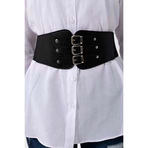 Cinturón Elástico de Tres Hebillas para Mujer, Estilo Moderno - Product Image 4