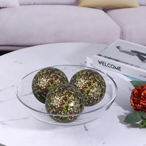 Boules de verre arc-en-ciel sphère boule décorative peinte à la main pour la décoration intérieure-centre de table pour salon chambre ou bureau - Product Image 2