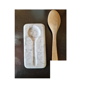 Soporte de cuchara de mármol de diseño superior para cocina, soporte de espátula para cuchara de mármol de 7 pulgadas para encimera de cocina, el mejor precio - Product Image 4