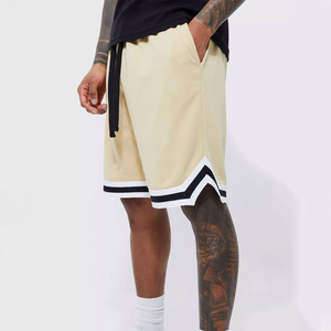 Venta al por mayor pantalones cortos de Baloncesto de los hombres de alta calidad Bsci verano impreso Logotipo de talla grande transpirable antibacteriano tallas de secado rápido - Product Image 2
