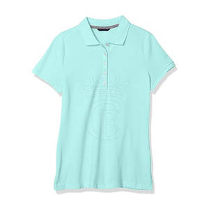 เสื้อโปโลผู้หญิงขนาดใหญ่พิเศษแบบถักโลโก้ระบายอากาศได้ดี - Product Image 3