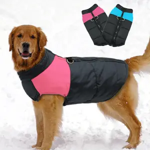 Otoño Invierno impermeable perro chaleco abrigo diseño personalizado Logo cachorro abrigo superventas acolchado cómodo perro seguridad chaleco