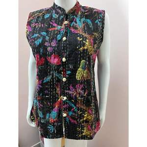 Robe de bureau élégante pour femmes Kantha vestes qualité standard pour un usage quotidien fournisseur indien taille naturelle longueur midi - Product Image 3