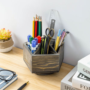 Porte-peinture en bois magnifiquement conçu pour hôtels et cafés organisez votre espace de peinture avec des boîtes à mouchoirs élégantes - Product Image 3