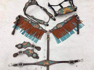 Kaamkaaj KKJ01 - Arnés de Piel Genuina y Metal Estilo Western con Hebilla de Liberación Rápida, Ajuste Regular para Principiantes en Equitación - Product Image 3