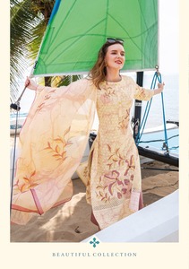 Ropa de fiesta de alta calidad, pantalón de algodón puro bordado, con fabricante y proveedor indio Dupatta - Product Image 3