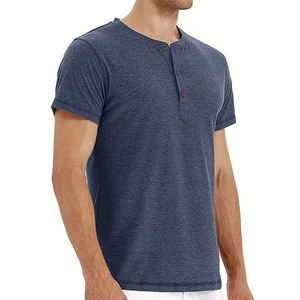 High Quality <b>Henley</b> Comfortable Fit for Business and Casual Wear Plus Size <b>Men's</b> <b>Shirts</b> - Product Image 3