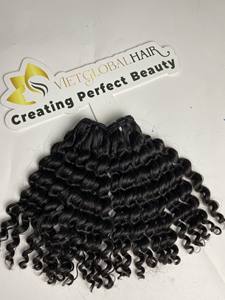Venta caliente en 2/9 cabello humano rizado profundo Paquetes de cabello de color natural de la mejor calidad Trama Doble - Product Image 2