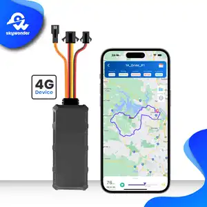 4G skywonder GT03 Luz 4PIN GPS Rastreador Motocicleta