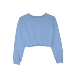 Sweat à capuche décontracté à manches courtes pour femme, imprimé, tricoté, avec des glands et des badges décoratifs, pour l'automne/hiver - Product Image 2