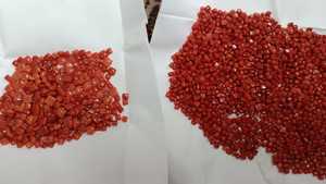 Lote de piedra de Coral rojo italiano Natural 100% de calidad AAA con forma cuadrada para la fabricación de joyas 4mm 5mm joyería hecha a mano - Product Image 4