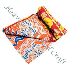 <b>Kantha</b> <b>Quilt</b> Gudari <b>Kantha</b> <b>Quilt</b> Gudari Hot Selling Wholesale Gold Supplier GD2083 Handmade <b>Kantha</b> <b>Quilt</b> Cotton Printed Indian - Product Image 1