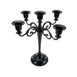 Juego de Portavelas de Metal Estilo Boho Chic con Tallado Detallado, Perfecto para Centro de Mesa, Sala de Estar, Dormitorio o Decoración de Eventos - Product Image 3