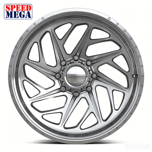 Jantes de camion forgées en alliage poli, nouveau design concave, aluminium, PCD 100 mm, ET 20 mm, chromées, jantes de camion forgées Kg1 - Product Image 2