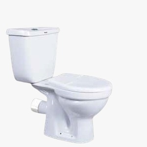 Offre Spéciale salle de bain de Style moderne deux pièces en porcelaine toilette à double chasse hôtel salle de bain maison siège de toilette monté au sol - Product Image 2