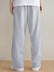 Men's Oversized Cotton Track Pants Loose Fit Ankle Lock Style Striped Sweatpants Jogging Training Joggers - Product Image 2