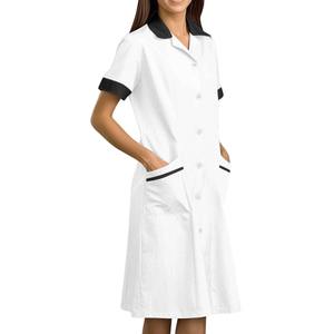 Uniforme Médico Quirúrgico Unisex de Verano, Manga Corta, Sarga, Spandex/Poliéster, para Hospital, con Detección de Agujas, Sin Costuras - Product Image 6