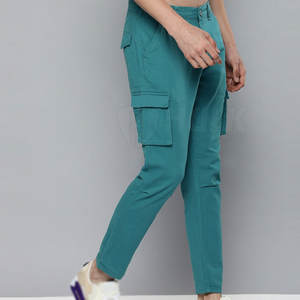 Pantalones cargo de hombre de estilo callejero con logotipo personalizado, ropa informal, pantalones utilitarios de moda para hombre en Pakistán - Product Image 3