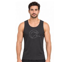 Mens Eco-Friendly Anti-UV Performance Tank <b>Top</b> Premium Fit Sleeveless Shirt with Breathable <b>Mesh</b> Panels 100% Polyester - Product Image 1