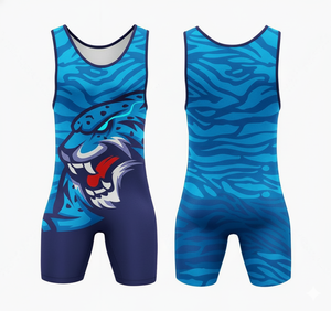 Meilleures ventes 2026 : Maillots de lutte extensibles personnalisés avec logo frontal, design 'Beast', unisexe, pour compression MMA et lutte, style uniforme - Product Image 3
