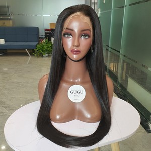 Peluca recta vietnamita de alta calidad 13x4, extensiones de peluca Frontal de encaje HD, cabello alineado con cutícula, cabello crudo Vietlink, vendedor de cabello - Product Image 2
