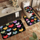 Ensemble de tapis de salle de bain imprimés sur mesure pour salle de bain, rideau de douche antidérapant, tapis de bain - Product Image 6