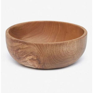 Tazón para Servir Hecho a Mano de Madera de Mango Premium, Tazón Redondo Ecológico de Madera Maciza para Mezclar Ensaladas y Frutas, Vajilla para Cocina - Product Image 5