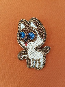 Nouveauté : porte-clés brodé de perles personnalisées et accessoires de sac en perles de rocaille, breloques de sac brodées à la main en perles de rocaille - Product Image 6