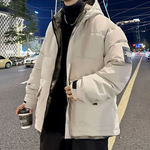 แจ็คเก็ตพัฟเฟอร์ดีไซน์ใหม่ทันสมัยขายส่งไซส์ใหญ่สำหรับฤดูใบไม้ร่วง พิมพ์โลโก้ตามสั่ง คุณภาพสูง ระบายอากาศได้ดี ผลิตจากผ้าฝ้ายสำหรับผู้ชาย - Product Image 3