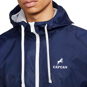 Ensemble survêtement pour homme en tissu respirant d'hiver, deux pièces, coupe-vent, pantalon, avec options de couleurs personnalisées - Product Image 5