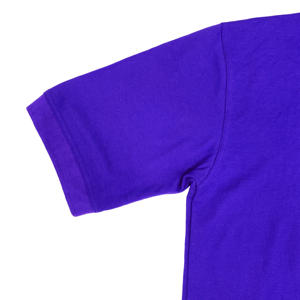 Manches courtes pour hommes de haute qualité pour polos T-shirt complet respirant en tissu tricoté décontracté de couleur unie - Product Image 5