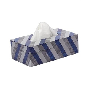 Caja de pañuelos con acabado quemado de estilo Vintage, servilletero en madera para restaurante, Hotel, mesa, uso superior, caja de pañuelos para servilletas - Product Image 3