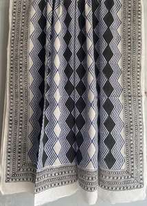 Jaipur bloque de mano impreso 100% bufanda de algodón Jaipur tradicional hecho a mano bufanda transpirable Boho Chic hecho a mano suave bufanda de algodón - Product Image 5