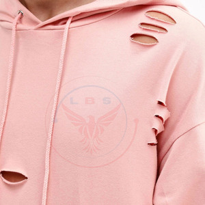 <b>Top</b> Grade Unique Design Plus Size <b>Distress</b> Tracksuits Winter Hooded Solid Wholesale High Quality Street Wear - Product Image 5