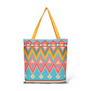 Vibrant Art Printed Cotton Canvas Fabric Tote <b>Bags</b> With Zipper Closure Best Art <b>Work</b> Print On <b>Bag</b> Something Unique Pattern <b>Bags</b> - Product Image 4