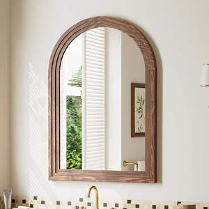 Miroir mural en bois artisanal classique Déclaration vintage artisanale de luxe pour les maisons modernes - Product Image 1