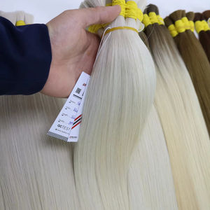 Extensions de cheveux en vrac de qualité supérieure Cheveux vietnamiens Double noyade 100 grammes Couleurs claires 18 pouces - Product Image 1