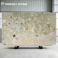 PerfectStone, vente en gros de marbre naturel Monet Garden personnalisé pour les projets de décoration de villas et d'hôtels haut de gamme