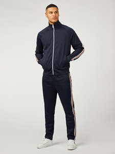 Conjunto Deportivo Personalizado al por Mayor para Hombre, Manga Larga, Transpirable, con Cremallera Completa, para Correr, 100% Algodón, para Entrenamiento al Aire Libre, Estampado - Product Image 5