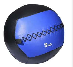 Оптовая продажа, кожаный мяч для упражнений в тренажерном зале