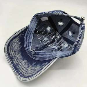 หมวกเบสบอลทรงเตี้ยแบบไม่มีโครงสร้าง สไตล์ Y2K ผ้าเดนิมฟอกสี ผ้าฝ้ายทำสีซีด ปรับขนาดได้ สไตล์ฮิปฮอป หมวกทรง Dad Hat สำหรับทุกเพศ ลายเสือดาว สปอร์ต ผ้าด็อบบี้ - Product Image 5