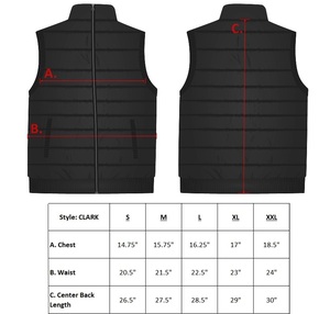 แจ็กเก็ตขนแกะสำหรับผู้ชายแบบคลาสสิกพับเก็บได้มีซิปปิดด้วยผ้าฝ้ายสไตล์ลำลองกันน้ำ - Product Image 4