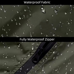 Men's Custom Designed Leather Windbreaker Quick Dry Breathable <b>Hooded</b> Biker <b>Jacket</b> Summer Kangaroo Pockets Zipper Plus Size <b>Fur</b> - Product Image 5