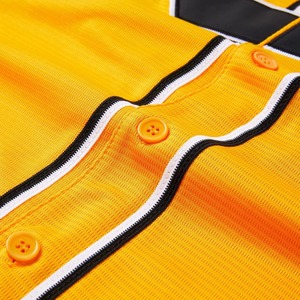 Personalized Breathable Baseball Team Jersey with Custom Number and 100% Polyester Material - Product Image 5